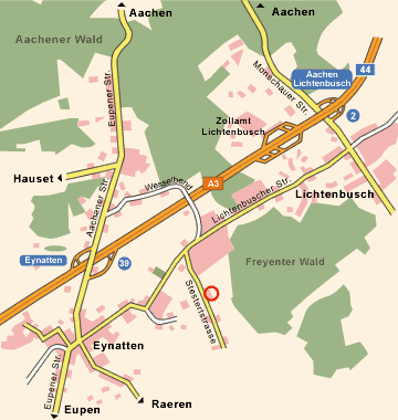 Anfahrt Skizze