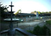 Brunnen in den Abendstunden